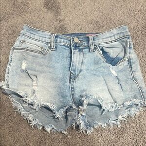 Blank NYC Frayed Light Blue Jean Shorts- Girl's Size 14